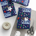 PT29102510 Holiday Gift Wrap with Christmas Design Marine Emblem
