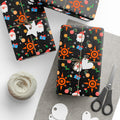 PT29102558 Holiday Gift Wrap with Christmas Design Crest of Courage