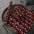 PT29102518 Holiday Gift Wrap with Christmas Design Red Ribbon
