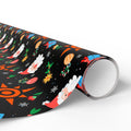 PT29102558 Holiday Gift Wrap with Christmas Design Crest of Courage