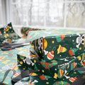PT29102506 Holiday Gift Wrap with Christmas Design Straw Hat