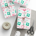 PT29102560 Holiday Gift Wrap with Christmas Design Sailor Guardians Planet
