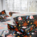 PT29102558 Holiday Gift Wrap with Christmas Design Crest of Courage
