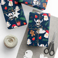 PT29102508 Holiday Gift Wrap with Christmas Design Red Hair Pirate