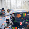 PT29102507 Holiday Gift Wrap with Christmas Design Whitebeard