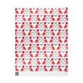 PT29102532 Holiday Gift Wrap with Christmas Design Hawks Hero Symbol