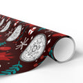 PT29102528 Holiday Gift Wrap with Christmas Design Transmutation Alchemy Emblem