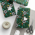 PT29102519 Holiday Gift Wrap with Christmas Design DBZ Kanji Symbol