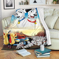 Dalmatian Fleece Blanket For Bedding Decor Gift Idea 2 - PerfectIvy