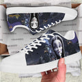 Addams Family Morticia Skate Shoes Custom 3 - PerfectIvy