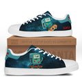 Adventure Time Bmo Galaxy Skate Shoes Custom 1 - PerfectIvy