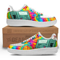 Adventure Time Bmo Sneakers Custom Tie Dye Style 1 - PerfectIvy