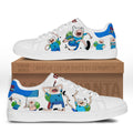 Adventure Time Finn The Human Skate Shoes Custom 1 - PerfectIvy