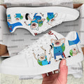 Adventure Time Finn The Human Skate Shoes Custom 3 - PerfectIvy