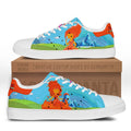 Adventure Time Fire Princess Land of Ooo Skate Shoes Custom 1 - PerfectIvy