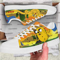 Adventure Time Jake The Dog Skate Shoes Custom 3 - PerfectIvy