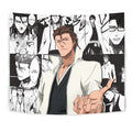 Aizen Sosuke Tapestry Custom Bleach Anime Manga Room Wall Decor 1 - PerfectIvy