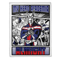 All Might Blanket Fleece Custom My Hero Academia Anime Bedding 1 - PerfectIvy