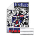 All Might Blanket Fleece Custom My Hero Academia Anime Bedding 4 - PerfectIvy
