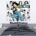 Android 17 Tapestry Custom Dragon Ball Anime Manga Room Decor 4 - PerfectIvy