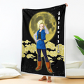 Android 18 Blanket Custom Cloud Dragon Ball Anime Bedding 2 - PerfectIvy