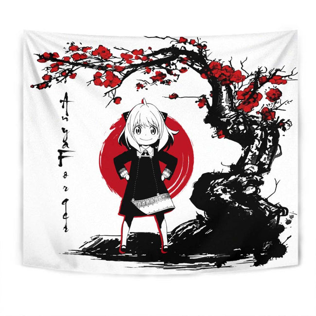 Anya Forger Tapestry Custom Japan Style Spy x Family Anime Room Wall Decor 1 - PerfectIvy