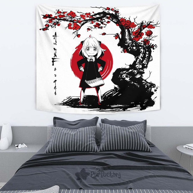 Anya Forger Tapestry Custom Japan Style Spy x Family Anime Room Wall Decor 2 - PerfectIvy