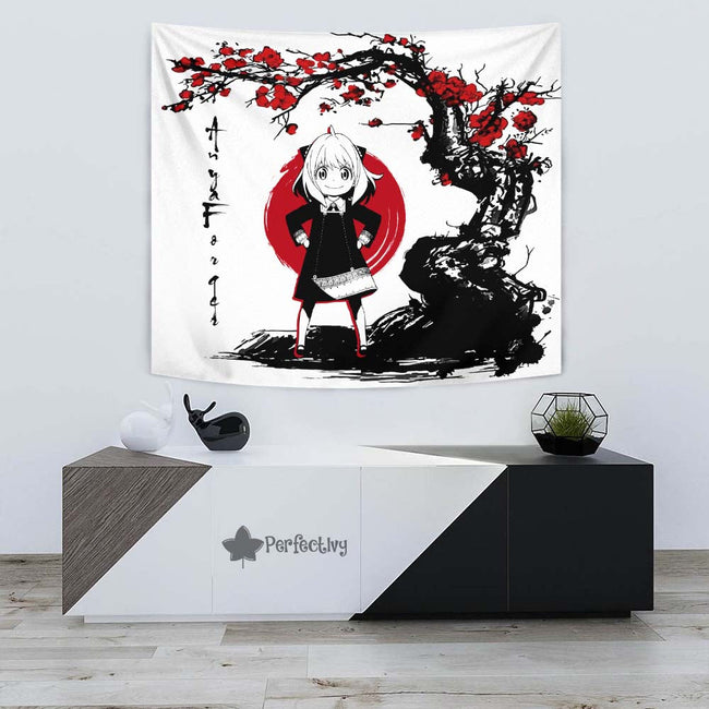 Anya Forger Tapestry Custom Japan Style Spy x Family Anime Room Wall Decor 3 - PerfectIvy