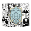 Aqua Deer Tapestry Custom Black Clover Anime Manga Room Wall Decor 1 - PerfectIvy