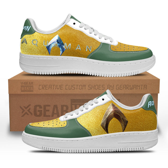 Aquaman Super Hero Custom Sneakers QD22 1 - PerfectIvy