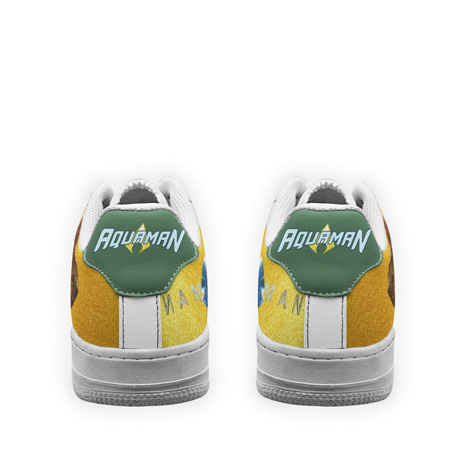 Aquaman Super Hero Custom Sneakers QD22 3 - PerfectIvy