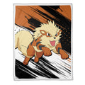 Arcanine Blanket Fleece Custom Pokemon Anime Bedding 3 - PerfectIvy