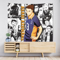 Asahi Azumane Tapestry Custom Haikyuu Manga Anime Room Decor 2 - PerfectIvy