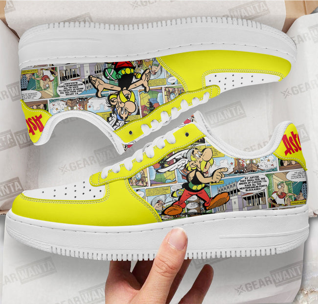 Asterix Sneakers Custom Superhero Comic Shoes 1 - PerfectIvy