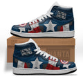 Captain America Shoes Custom Uniform 1 - PerfectIvy