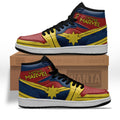 Captain Marvel Shoes Custom Uniform 1 - PerfectIvy
