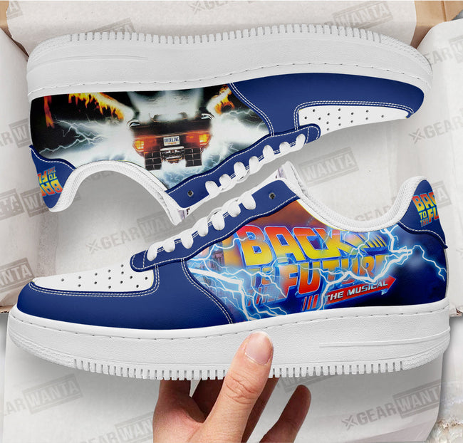 Back To The Future Custom Sneakers QD11 2 - PerfectIvy