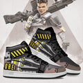 Bangalore Apex Legends Sneakers Custom Uniform Shoes 1 - PerfectIvy