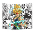 Bardock SSJ Tapestry Custom Dragon Ball Anime Manga Room Decor 1 - PerfectIvy