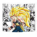 Bardock SSJ3 Tapestry Custom Dragon Ball Anime Manga Room Decor 1 - PerfectIvy