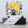 Bardock SSJ3 Tapestry Custom Dragon Ball Anime Manga Room Decor 3 - PerfectIvy
