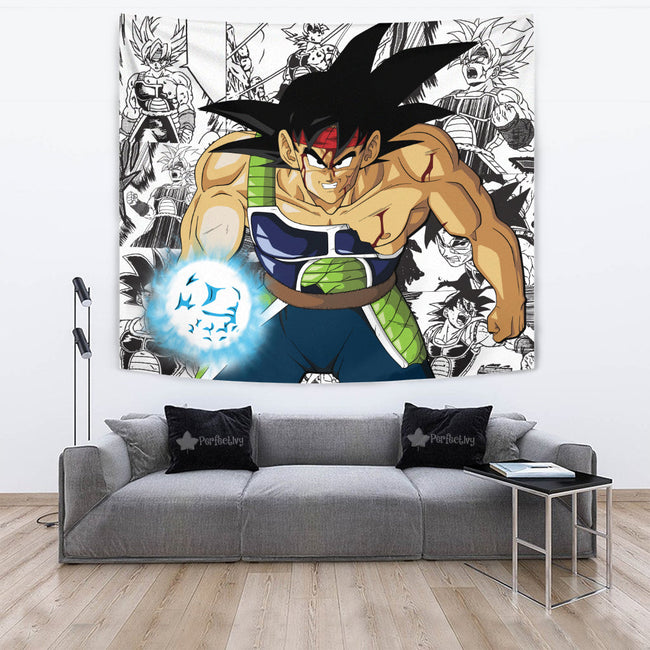 Bardock Tapestry Custom Dragon Ball Anime Manga Room Decor 2 - PerfectIvy