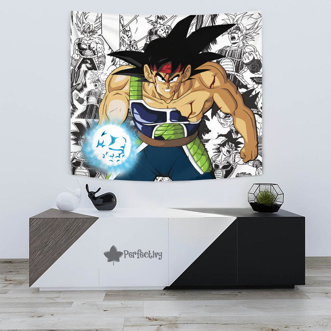 Bardock Tapestry Custom Dragon Ball Anime Manga Room Decor 3 - PerfectIvy