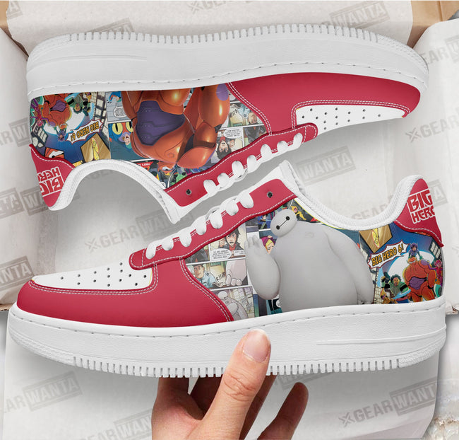 Baymax Sneakers Custom Superhero Comic Shoes 1 - PerfectIvy