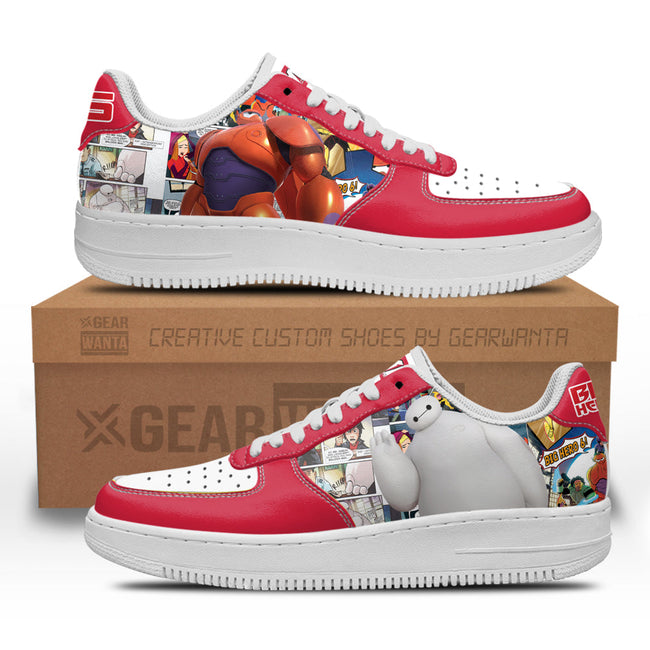 Baymax Sneakers Custom Superhero Comic Shoes 2 - PerfectIvy