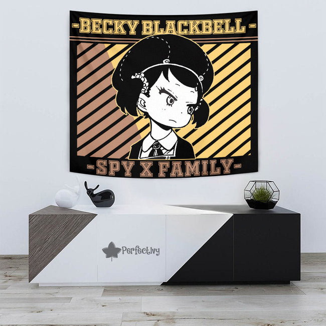 Becky Blackbell Tapestry Custom Spy x Family Anime Room Wall Decor 3 - PerfectIvy