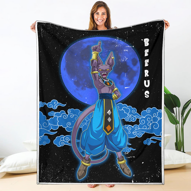 Beerus Blanket Custom Cloud Dragon Ball Anime Bedding 1 - PerfectIvy