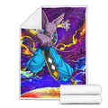 Beerus Fleece Blanket Custom Dragon Ball Anime Galaxy Style 2 - PerfectIvy
