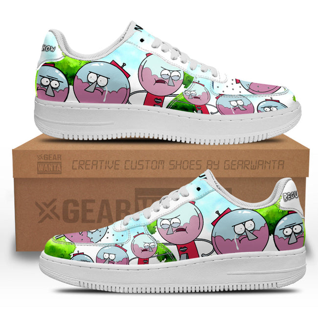 Benson Dunwoody Sneakers Custom Regular Show Shoes 2 - PerfectIvy