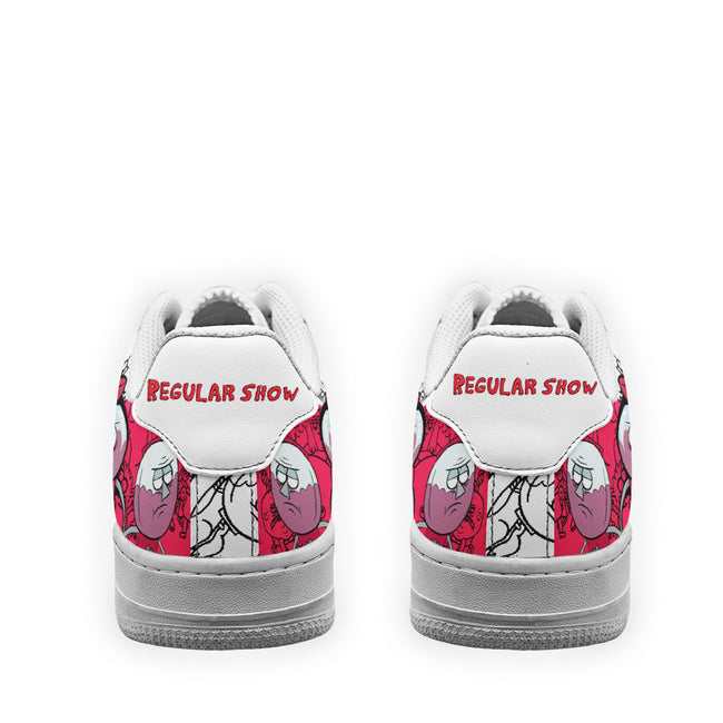 Benson Dunwoody Regular Show Sneakers Custom Cartoon Shoes 3 - PerfectIvy